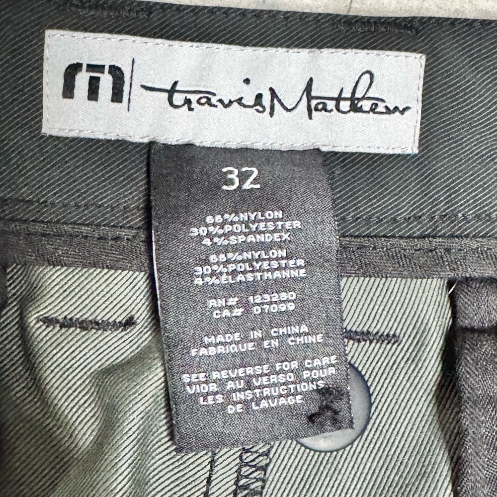 Travis Mathew Men’s Black Pants 32 Stretch Golf Athleisure N56 - Picture 5 of 5